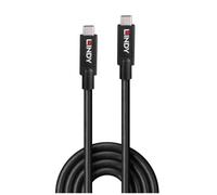 Lindy 3m USB 3.2 10Gbps C/C Active Cable 3m USB-C active cable for fast data transfer, crisp video, and reliable charging in everyday home or office