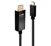LINDY 3m USB Type C to HDMI 4K60 Adapter Cable with HDR