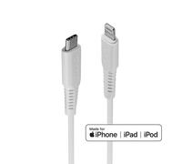 Lindy 3m USB Type C to Lightning Cable White