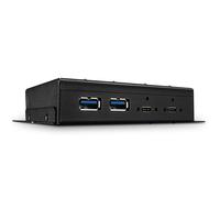 Lindy 43094 interface hub USB 3.1 (3.1 Gen 2) Type-C 10000 Mbit/s Black