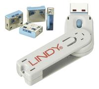 Lindy USB Port Blocker - Pack of 4 Colour Code: Orange