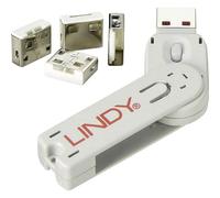 Lindy USB Port Blocker - Pack of 4 Colour Code: Orange