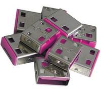 Lindy 40460 USB Port Blocker Pink 10pcs