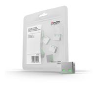 Lindy 40461 USB Port Blocker - Pack of 10 Green - Physical Security ABS