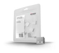 Lindy 40464 USB Port Blocker - Pack of 10 - White - Physical Security