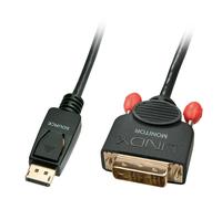 Lindy 41489 0.5m DisplayPort to DVI Cable