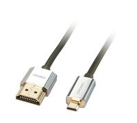 1m CROMO Slim High Speed HDMI to Micro HDMI Cable with Ethernet