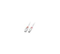 LINDY 41753 USB cable USB 2.0 USB-A plug, USB-B plug 2.00 m Transp...