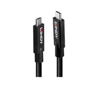 Lindy 5m USB 3.2 10Gbps C/C Active Cable Long-distance, high-performance USB-C cable for professional data, video, and power applications