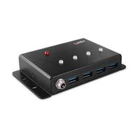 Lindy 43374 4 Port USB 3.0 Metal Hub