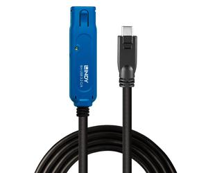 Lindy 43381 USB cable USB 3.2 Gen 1 (3.1 Gen 1) 8 m USB C USB A Black, Blue