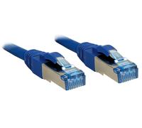 Lindy 47149 2m CAT6a S/FTP LS0H Snagless Gigabit Network Cable, Blue