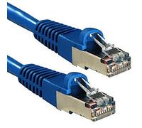 Lindy 47153 10m Cat.6A S/FTP LSZH Snagless Gigabit Network Cable, Blu
