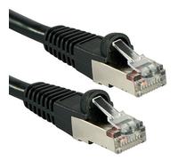 0.3m Cat.6A S/FTP LSZH Cable, Black