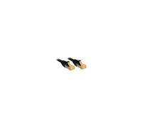 LINDY 47309 RJ45 Network cable, patch cable CAT 6 S/FTP 2.00 m Bla...