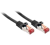 Lindy RJ45 Network Cable 47377 – Cat6 S/FTP, 7.5 m, Black (1 piece)