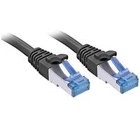 Lindy 47418 10 m Cat6 a S/FTP (S-STP) Network Cable - RJ-45 Network Cable (10 m, CAT6 A RJ45, Black, S/FTP (S-STP (EA)