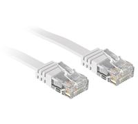 LINDY 47502 - Cat.6 Flat Patch Cable Unshielded - White - 2 m