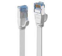 LINDY 1m Cat6A U/FTP Flat Network Cable - White