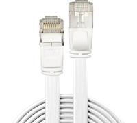Lindy Cat. 6 Flat Network Cable U/FTP, White, 2 m