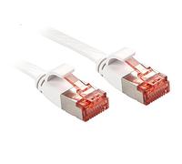 Lindy 47560 Ethernet Network Patch Cable Cat.6 U/FTP White white 1 m