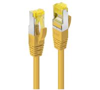 LINDY 47660 0.3m RJ45 S/FTP LSZH Ethernet Patch Cable, Network Cable Yellow