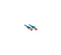 LINDY 47720 RJ45 Network cable, patch cable CAT 6 S/FTP 3.00 m Blu...