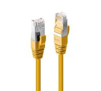 LINDY 47860 0.3m Cat.6A S/FTP LSZH Network Cable, Yellow