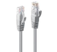 LINDY 10m Cat.6 U/UTP Ethernet Cable, Grey