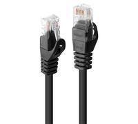 LINDY 48192 Network cable patch cable CAT 6 U/UTP Black 1.00 m