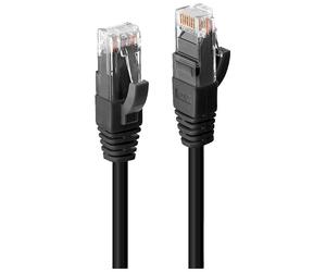 LINDY 48193 RJ45 Network cable patch cable CAT 6 U/UTP 2.00 m Black