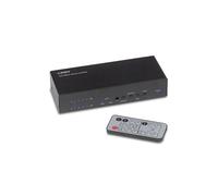Lindy 4x2 Hdmi 4k60 Matrix Switch in Black Lindy Black