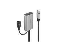 Lindy 5 M Power/USB-C Data Transfer/Power Cable Type C Male To Female USB Black