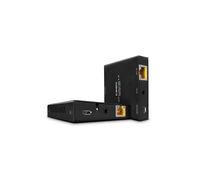 Lindy 50m Cat.6 Hdmi 4k60 & Ir Extender With Poc in Black Lindy Black
