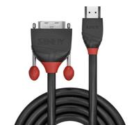 Lindy 5m HDMI to DVI Cable, Black Line