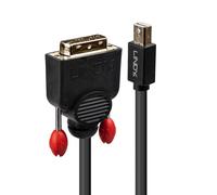 Lindy 5m Mini DisplayPort to DVI Cable, Black