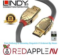Lindy 5m Ultra High Speed HDMI 2.1 Gold Line Cable 8K 60Hz 48Gbps Lead UK