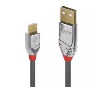 Lindy 5m USB 2.0 Type A to Micro-B Cable Cromo Line