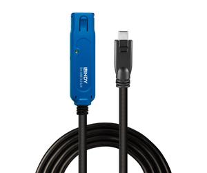 LINDY 5m USB 3.2 Gen 1 Type C to A, Active Extension Cable Pro, Long Distance US
