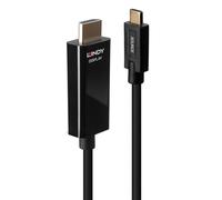 LINDY 5m USB Type C to HDMI 4K60 Adapter Cable with HDR