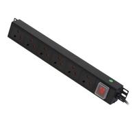 Lindy 6 Way UK Mains Sockets Vertical PDU with UK Mains Plug
