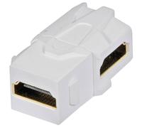 LINDY 60490 HDMI Adapter HDMI Socket To Socket White Audio Video A...