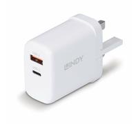 Lindy Charger - 65W USB Type A & C GaN - Simultaneous Charging