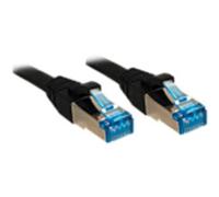 LINDY 7.5m Cat.6A S/FTP LSZH Snagless Gigabit Ethernet Cable, Black