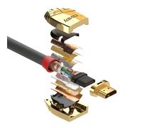 Lindy 7.5M High Speed Hdmi Cable Gold Line. Cable Length: 7.5 M Connector 1: Hdm
