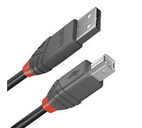 7.5m USB 2.0 Type A to B Cable, Anthra Line