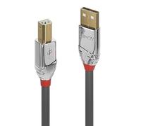 LINDY 7.5m USB 2.0 Type A to B Cable, Cromo Line