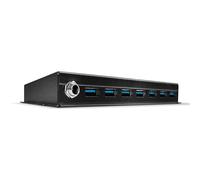 Lindy 7 Port Usb 3.0 Metal Hub. Hub Interfaces: Usb 3.2 Gen 1 3.1 Gen 1 Type-A.