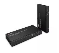 Lindy 70m Cat.6 HDMI 4K60 Audio IR and RS-232 HDBaseT Extender with ARC 3840 x 2160 pixels AV transmitter & receiver 70 m Wired Black HDCP