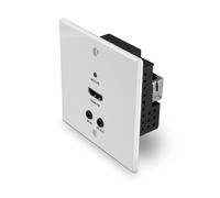 Lindy 70m Cat.6 HDMI 4K60. IR and RS-232 HDBaseT UK Wall Plate Extende